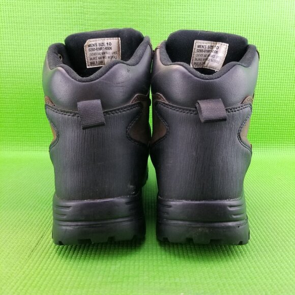 ✅Everest Bob Waterproof Brown Leather Hiking Boots Mens 10 Outdoor Trail Shoes - Picture 7 of 10